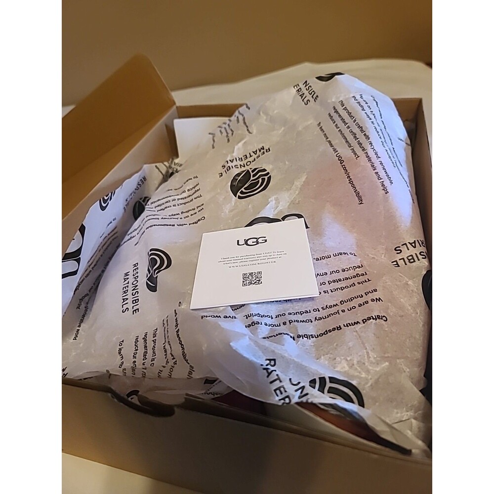 NWT UGG URSEEN PLATFORM ALL GENDER SLIPPERS SHOES US MEN 7/ WOMENS 8 - Picture 7 of 8